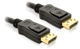 DELOCK Displayport Kabel DP -> DP St/St 1.00m schwarz 4K