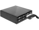 DELOCK Wechselrahmen 4x 2,5" SATA HDD in 5,25" Schacht