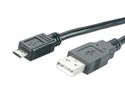 MediaRange Lade-und Datenkabel USB auf Micro-USB 1,2m  sw