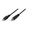Logilink AudioVerl. 1x Cinch -> 1x Cinch St/Bu  5.00m bk