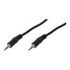 Logilink Audiokabel 1x 3,5mm -> 1x 3,5mm St/St  1.00m bk
