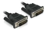 DELOCK DVI Kabel DVI(24+1) -> DVI(24+1) St/St 0.50m N