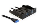 DELOCK FrontPanel 3,5" 2x USB3.0 inkl 5,25" Blende