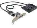 DELOCK FrontPanel 3,5" 2x USB3.0 + PCIe Card (4x USB3.0)