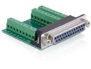 DELOCK Adapter Terminalblock 27Pin -> D-Sub25 Buchse