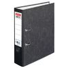 Herlitz Ordner maX.file nature  A4 8cm schwarz  Wolkenmarmor