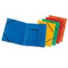 Herlitz Einschlagmappe A4 Karton farb.sort. Gummiz. 10er Pac