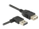 DELOCK USB Verl.A -> A St/Bu 1.00m 90° sw Easy USB
