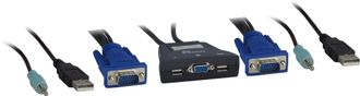 Inter-Tech KVM Kabel-Switch KVM-LS-21JA