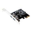 Logilink PCI-Express Card 2x USB 3.1 (Typ A) Buchse