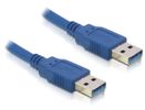 DELOCK USB3.0 Kabel A -> A St/St 1.50m blau