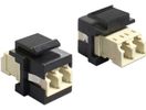 DELOCK Keystone LC Duplex ->LC Duplex Bu/Bu