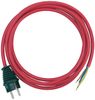 Brennenstuhl Anschlusskabel  IP44 3m rot mit Stecker