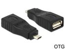 DELOCK USB Adapter A -> micro B Bu/St OTG