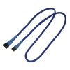 Nanoxia Kabel 3-Pin Verlängerung, 60 cm, blau