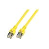 EFB RJ45 Patchkabel SF/UTP, Cat.5e, PVC, CCA, 1m, gelb