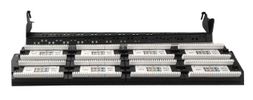 gembird Cat.5E 48-Port-Patchpanel rückseitigem Kabelman.