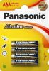 Panasonic Batterie Alkaline Power  -AAA Micro           4St.