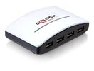 DELOCK USB-HUB 4-Port USB3.0, weiß, mit NT extern