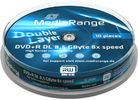 MediaRange DVD+R 8.5GB  10pcs Spindel Double Layer 8x
