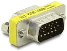 DELOCK VGA Adapter D-Sub15 -> D-Sub15 St/St