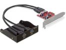DELOCK FrontPanel 3,5" 2x USB3.0 + PCIe Card (2x USB3.0 int)