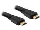 DELOCK HDMI Flachkabel Ethernet A -> A St/St 2.00m 4K