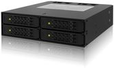 Backplane IcyDock 4x6,3cm SATAI-III/SAS in 1x5,25" HDD/SSD