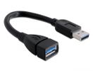 DELOCK USB3.0 Verl. A -> A St/Bu 0.15m