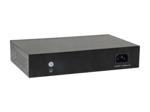 LevelOne PoE+Switch  8xGE PoE/2xSFP 70W WebSmart managed