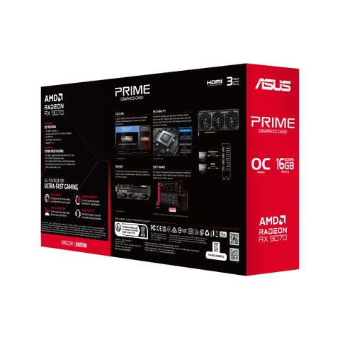 ASUS PRIME-RX9070-O16G-EVO 16GB GDDR6 HDMI DP