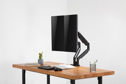 DIGITUS TIS 15"-32" 2TFT 3Gelenke schwarz Max.9KG Gasfeder