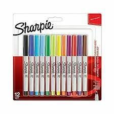 Sharpie Permanentmarker Ultra Fine    12er Blister