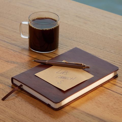 PARKER Kugelschreiber IM Monochrome Burgundy PVD      M Blau Geschenkbox