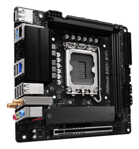 ASRock B860I WiFi               1851 mITX HDMI/DP       DDR5