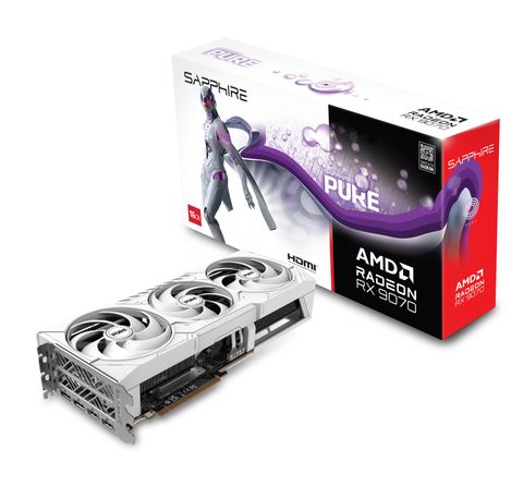 Sapphire Radeon RX9070 Pure Gaming OC 16GBGDDR6 2xHDMI 2xDP