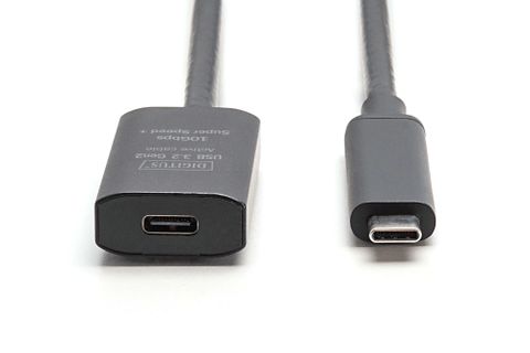 DIGITUS USB 3.2 Verlängerungskabel Gen2 USB-C 10G akt. 5,00m
