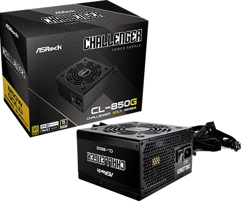 ASRock Challenger Series CL-850G 850W ATX 80+ Gold     black retail