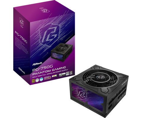 ASRock Phantom Gaming PG-750G    750W ATX 80+ Gold     black retail