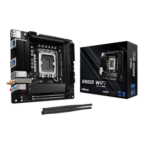 ASRock B860I WiFi               1851 mITX HDMI/DP       DDR5