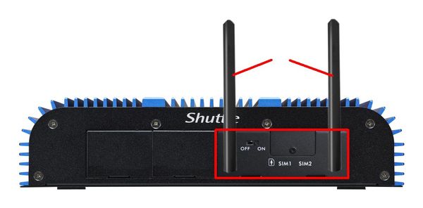 Shuttle LTE01 Kit adaptateur LTE (4G) avec 2x antennes LTE externes et câbles internes pour Box-PCs - Bild 2
