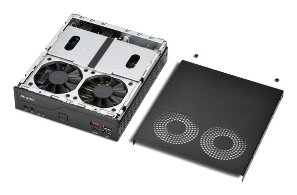 Shuttle Barebone slim DH810 Intel/SO-DDR5/black - Bild 6