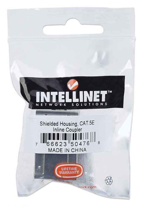 INTELLINET Kupplung RJ45 Cat5e 8P8C Bu/Bu FTP silber