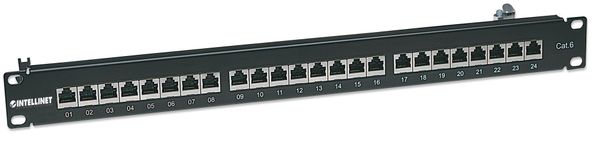 INTELLINET Patchpanel 1HE 24-Port Cat6 FTP sw