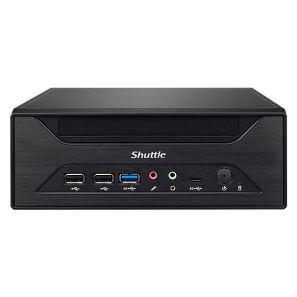 Shuttle Barebone slim XH610 SO-DDR4 black