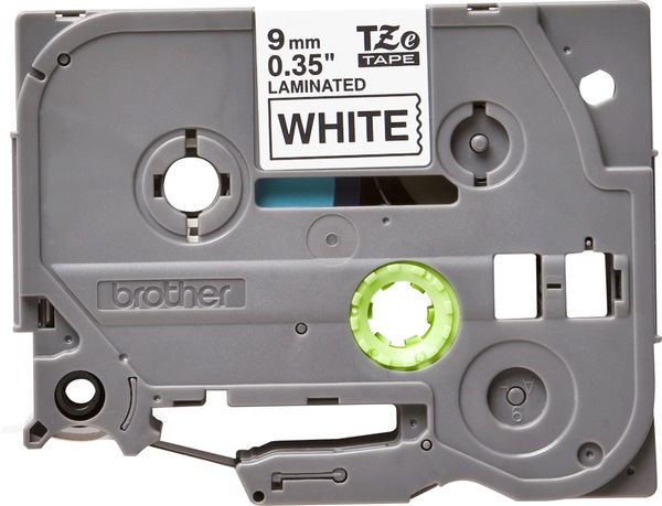 Schriftbandkassette Brother 9mm weiß/schwarz TZE221 - Bild 4
