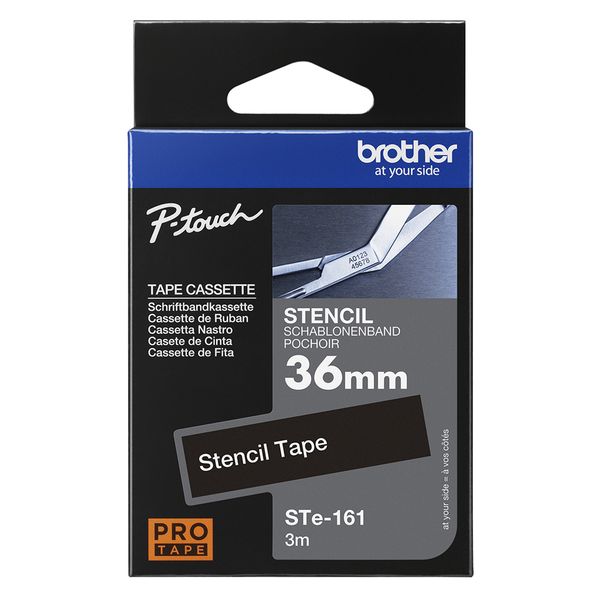 Schablonenbandkassette Brother 36mm STE161 - Bild 5