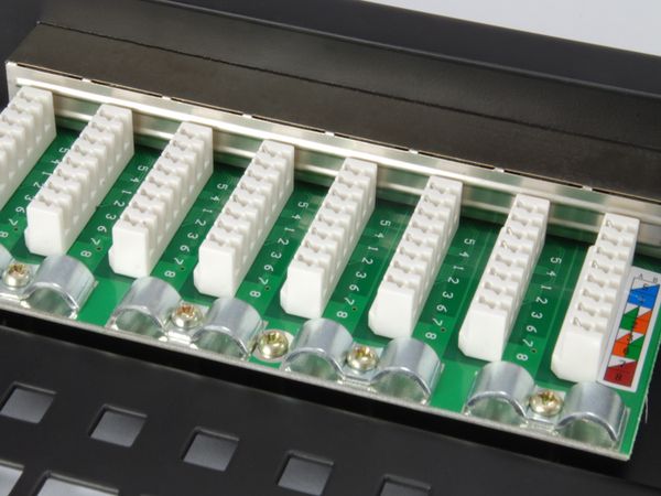 Equip 19" Patchpanel 24xRJ45 Cat5e FTP 1U 100MHz RAL9005 - Bild 6