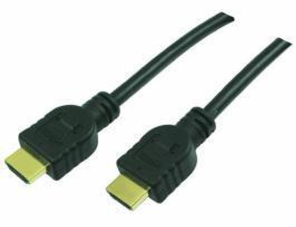 Logilink HDMI-Kabel Ethernet A -> A St/St 15.00m Gold