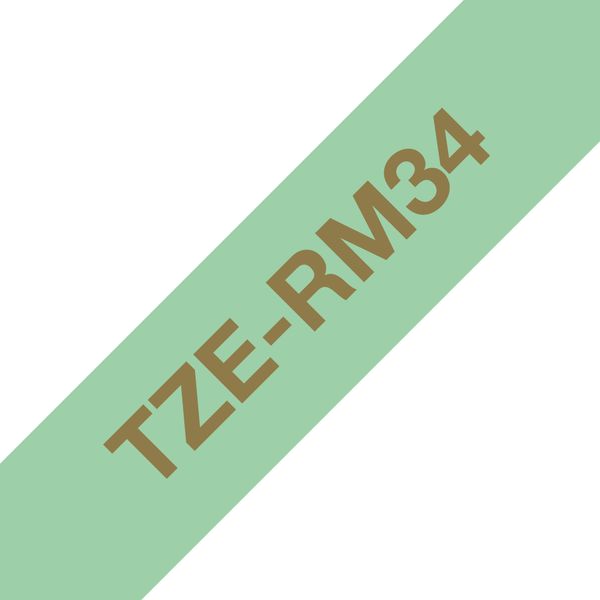 Textilband Brother 12mmx4m mintgrün/gold TZERM34